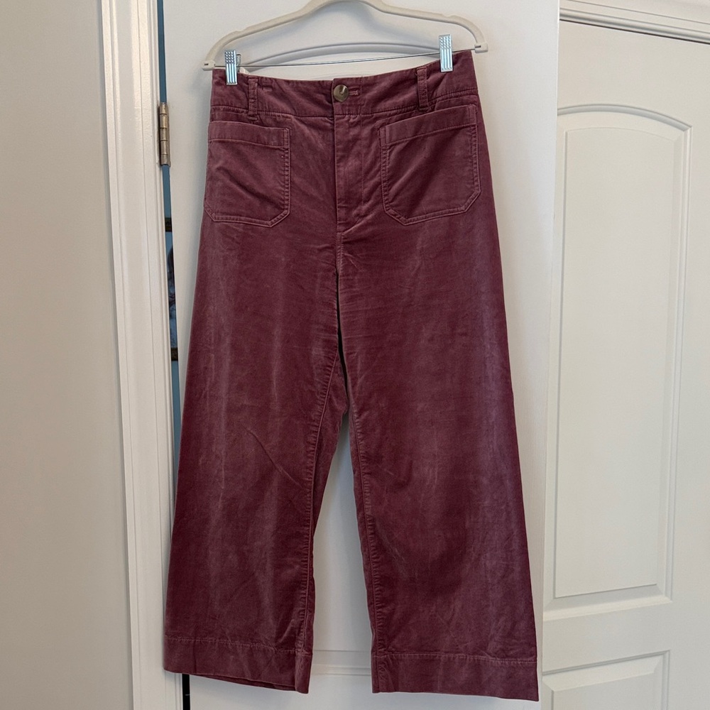Maeve Colette Velvet Pants